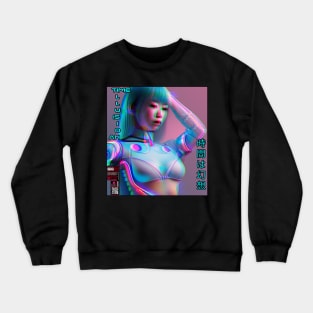 Cyborg Girl - Time Is An Illusion Crewneck Sweatshirt